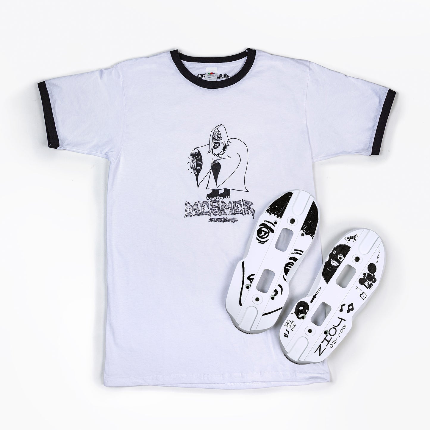 Bundle - WHITE soulplates + t-shirt