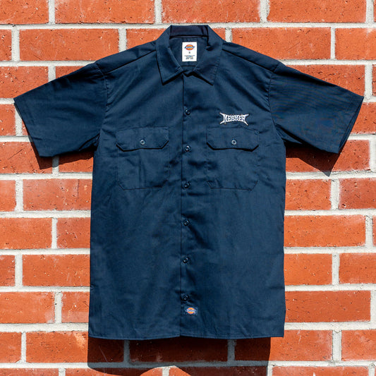 Mesmer auto mechanic button-up