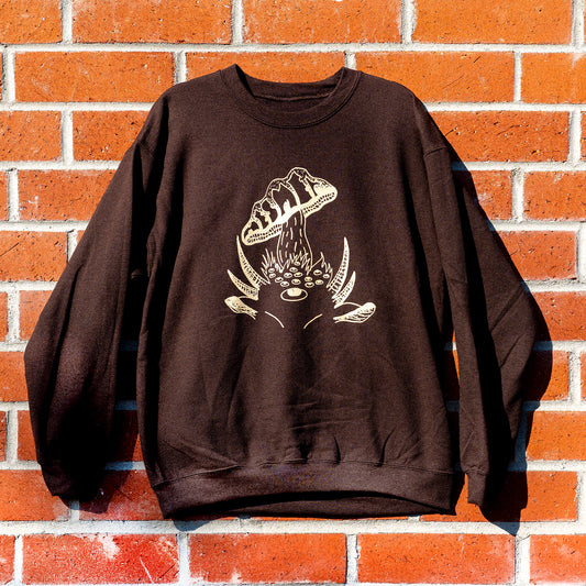 Mushmer brown crew neck - heavydistribution